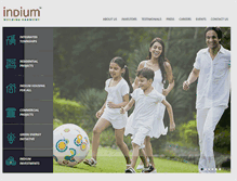 Tablet Screenshot of indiumgroup.com
